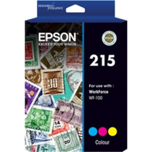 EPSON 215 PIGMENT COLOUR INK FOR WORKFORCE WF-100