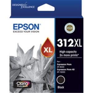 EPSON 312XL BLACK INK CLARIA PHOTO HD XP-8500 / XP-15000