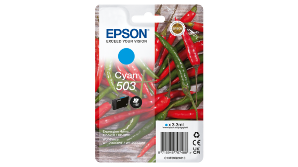 EPSON 503 STD CYAN INK XP-5200 WF-2960