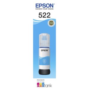 EPSON 522 CYAN INK BOTTLE FOR ECOTANK ET-2710