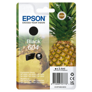EPSON 604 STD BLACK INK XP-2200 XP-3200 XP-4200 WF-2910 WF-2930 WF-2950