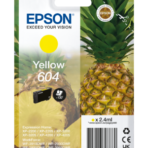 EPSON 604 STD YELLOW INK XP-2200 XP-3200 XP-4200 WF-2910 WF-2930 WF-2950