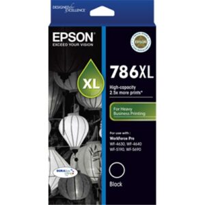 EPSON 786XL BLACK INK CART FOR WORKFORCE PRO WF-4640 WF-4630