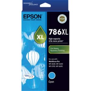 EPSON 786XL CYAN INK CART FOR WORKFORCE PRO WF-4640 WF-4630
