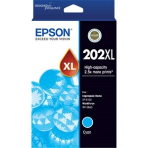 EPSON C13T02P292 202XL CYAN INK FOR XP-5100 WF-2860