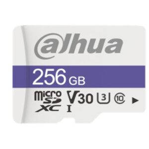 Dahua C100 256GB microSD 95MB/s 38MB/s 80TBW C10/U1/V10 UHS-I -25 °C to +85 °C Temperature Resistant Waterproof Anti-magnetic Anti X-ray 7yrs wty