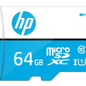 HP U1 64GB MicroSD SDHC SDXC UHS-I Memory Card 100MB/s Class 10 Full HD Magnet Shock Temperature Water Proof for PC Dash Camera Tablet Mobile Devices (No Adaptor)