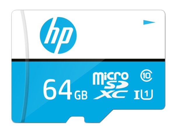 HP U1 64GB MicroSD SDHC SDXC UHS-I Memory Card 100MB/s Class 10 Full HD Magnet Shock Temperature Water Proof for PC Dash Camera Tablet Mobile Devices (No Adaptor)