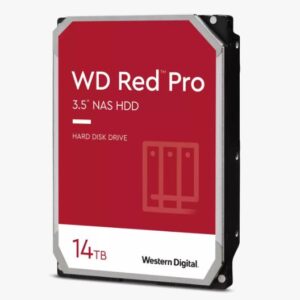 Western Digital WD Red Pro 14TB 3.5" NAS HDD SATA3 7200RPM 512MB Cache 24x7 180TBW ~8-bays NASware 3.0 CMR Tech 5yrs wty