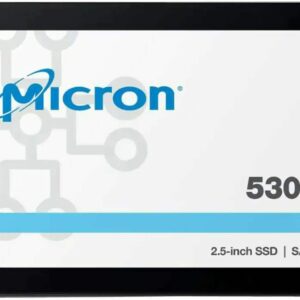 Micron 5300 PRO 3.84TB 2.5" SATA SSD 540R/520W MB/s 95K/22K IOPS 8410TBW AES 256-bit encryption Server Data Centre 3 Mil hrs 96-Layer TLC NAND 5yrs