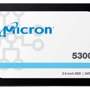 Micron 5300 PRO 960GB 2.5" SATA SSD 540R/520W MB/s 95K/35K IOPS 2628TBW AES 256-bit encryption Server Data Centre 3 Mil hrs 96-Layer TLC NAND 5yrs