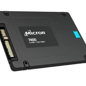 Micron 7400 Pro 3840GB Gen4 NVMe Enterprise SSD U.3 (7mm) Non-SED 6600/3500 MB/s R/W 800K/150K IOPS 25700TBW 1DWPD 2M hrs MTTF Server Data Centre 5yrs