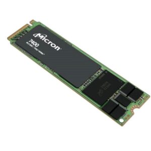 Micron 7400 Pro 480GB Gen4 NVMe Enterprise SSD M.2 (22x80) Non-SED 4400/530 MB/s R/W 120K/25K IOPS 3800TBW 1DWPD 2M hrs MTTF Server Data Centre 5yrs