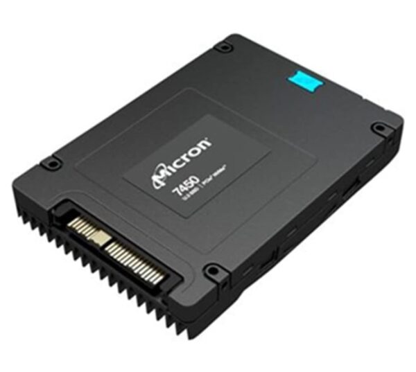 Micron 7400 3.84TB Gen4 NVMe Enterprise SSD U.3 6800/5300 MB/s R/W 1000K/180K IOPS 25700TBW 1DWPD 2M hrs MTBF Server Data Centre 5yrs