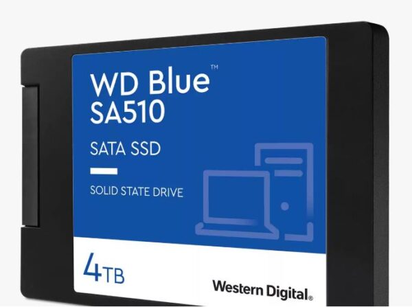 Western Digital WD Blue 4TB 2.5" SATA SSD 560R/530W MB/s 95K/82K IOPS 600TBW 1.75M hrs MTBF 3D NAND 7mm 5yrs Wty