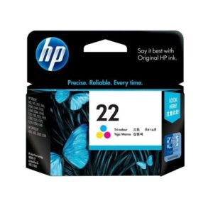 HP 22 Original Ink Cartridge for Deskjet 3XXX/F2XXX Officejet 4315/J3680 Printer Series 165 Pages Yield Tri-color