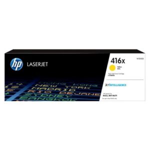 HP 416X High Yield Original LaserJet Toner Cartridge for M454 and MFP M479 Printer Series 6000 Pages Yield Yellow
