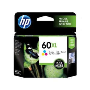 HP 60XL Original Ink Cartridge for Deskjet D2500/D2530/F4200 Printer Series 440 Pages Yield Tri-color