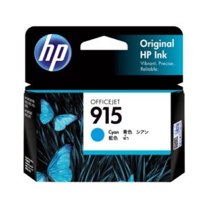HP 915 Original Ink Cartridge for OfficeJet 8010/8020/8030 Printer Series 315 Pages Yield Cyan