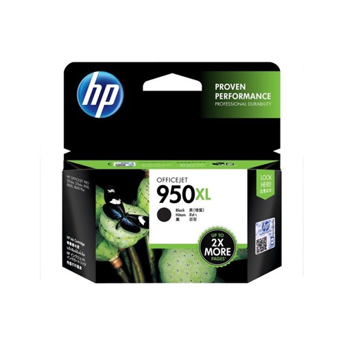 HP 950XL Original Ink Cartridge for Officejet Pro 8100/8600 Printer Series 2300 Pages Yield Black