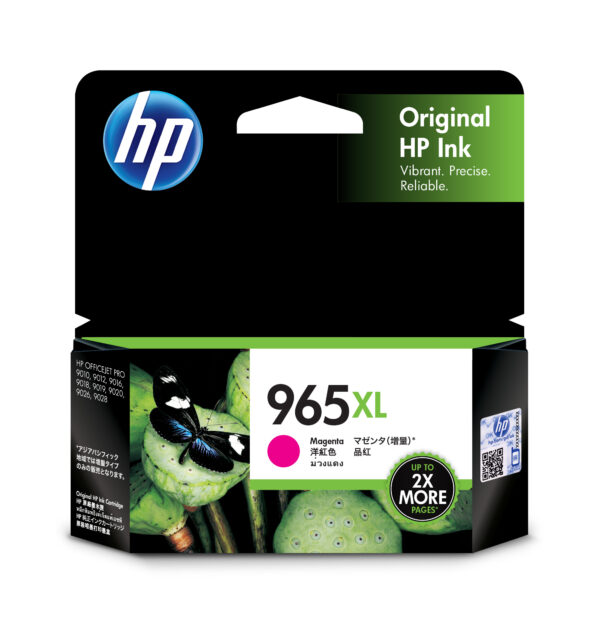 HP 965XL Original Ink Cartridge for OfficeJet Pro 9010/9020 Printer Series 1600 Pages Yield Magenta