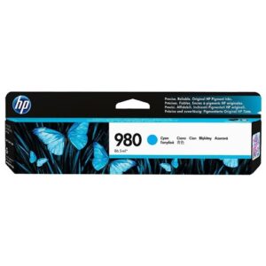 HP 980 Original Ink Cartridge for Officejet Enterprise Color MFP Flow M585z/M585dn 6600 Pages Yield Cyan