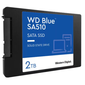 Western Digital WD 2TB Blue SA510 SATA SSD 2.5”/7mm Cased Read 560MB/s Write 520MB/s WDS200T3B0A  5-year Limited Warranty