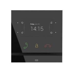 Indoor Compact Answering Unit Black 7 Capacitive Buttons HD Audio 4.3 Colour Display
