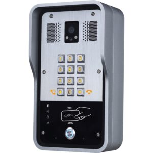 The Fanvil i31s is an video SIP door phone or intercom that is designed to use for a range of different applications. It combines IP technology with an industrial intercom and can be easily configured and managed. It is equipped with a built-in 125 kHz RFID card reader