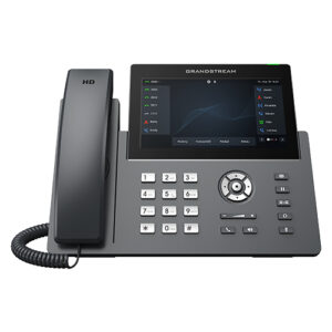 Executive-quality Professional Carrier-Grade IP Phone with 12-lines and a 7" touch screen