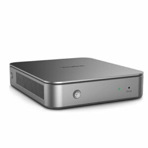 The Yealink MCore Mini is a powerful PC designed specifically to work with Microsoft Teams Rooms video conferencing systems. It comes with a sleek and compact design as well as the latest in microprocessing technology to help users build the ideal Microsoft Teams Room for their business.