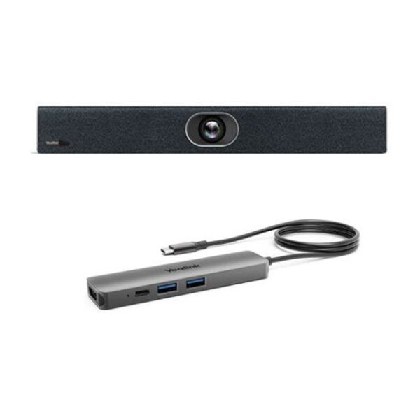 The UVC40-BYOD meeting kit is dedicated for your small and huddle rooms that ensure excellent video and audio experience with a low cost. Maximally optimise the user's experience via one cable