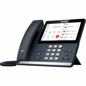 The MP56 for Zoom IP phone provides both native Zoom Phone and Meetings capabilities