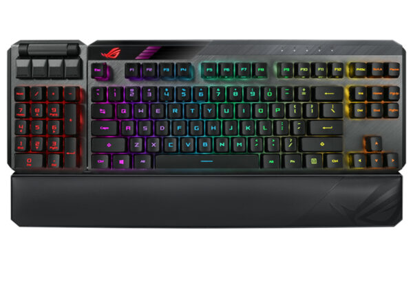 ASUS ROG Claymore II modular TKL 80%/100% gaming mechanical keyboard with ROG RX Optical Mechanical Switches