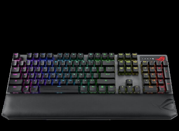 ASUS ROG Strix Scope NX RGB Wireless Deluxe gaming mechanical keyboard with tri-mode connectivity
