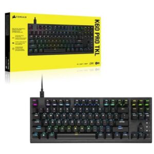 CORSAIR K60 PRO TKL RGB Optical-Mechanical Gaming Keyboard