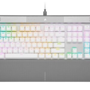 K70 PRO RGB Optical-Mechanical Gaming Keyboard with PBT DOUBLE SHOT PRO Keycaps — White