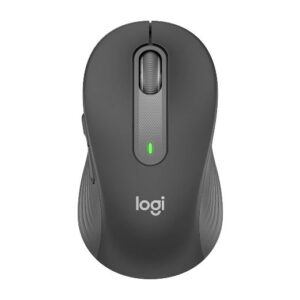 Logitech Signature M650 Wireless Mouse (Graphite) Upgrade your setup for all-day comfort and productivity.