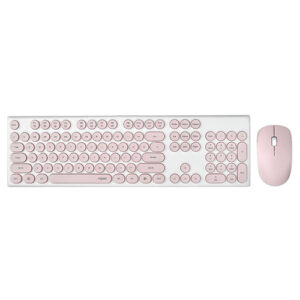 RAPOO X260S Wireless Optical Mouse  Keyboard PINK- 2.4G Connection