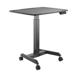 The FWS08-3 Height Adjustable Workstation is a compact and space-saving design that fits perfectly in any small office and home environments. With a powerful electric mechanism