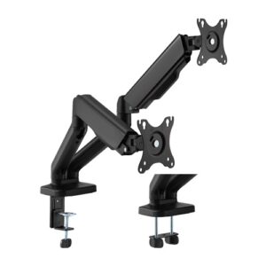 Brateck Cost-Effective Spring-Assisted Dual Monitor Arm Fit Most 17"-32" Monitor Up to 9KG VESA 75x75