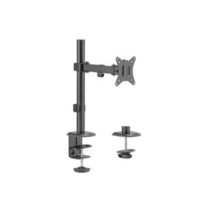 Brateck Single-Monitor Steel Articulating Monitor Mount Fit Most 17"-32" Monitor Up to 9KG VESA 75x75