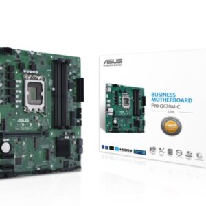 Micro-ATX Q670 business motherboard with Intel® vPro support and enhanced security