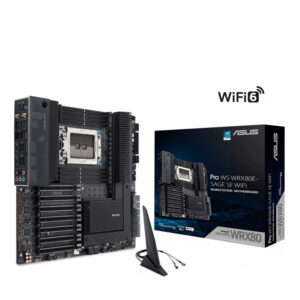 ASUS AMD WRX80 Ryzen™ Threadripper™ PRO extended-ATX workstation motherboard with Intel dual 10 G LAN