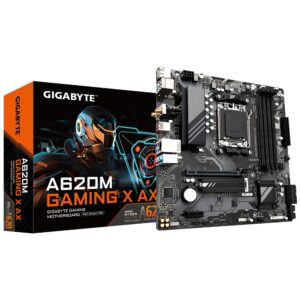 Gigabyte A620M GAMING X AX 1.0  AMD mATX MB 4xDDR5 1xM.2