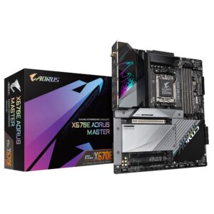 Gigabyte X670E AORUS MASTER AMD AM5 ATX Motherboard 4x DDR5~128GB