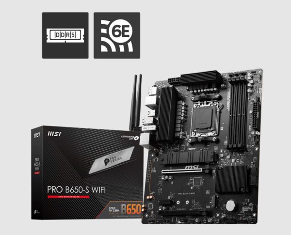 MSI PRO B650-S WIFI AMD AM5 ATX Motherboard