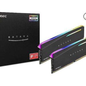 Antec Katana RGB 16GB (2x8GB) DDR4 3600MHz 18-20-20-44 Desktop Gaming Memory. Intel XMP 2.0 Support via MB BIOS.