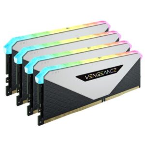 Corsair Vengeance RGB RT 64GB (4x16GB) DDR4 3200MHz C16 16-20-20-38 Heatspreader Desktop Gaming Memory White for AMD Threadripper