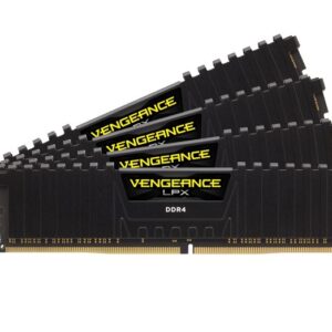 Corsair 64GB (4x16GB) DDR4 2400MHz Vengeance LPX Black